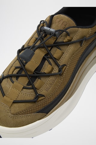 Zapatillas de piel vuelta Moon247 Xlace - Caqui