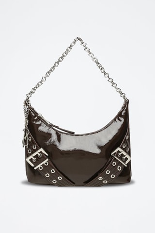 Bolso con brillo Graya - Marrón oscuro
