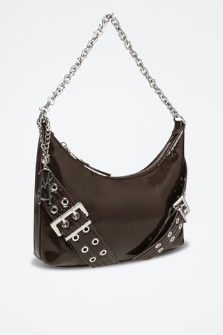 Bolso con brillo Graya - Marrón oscuro