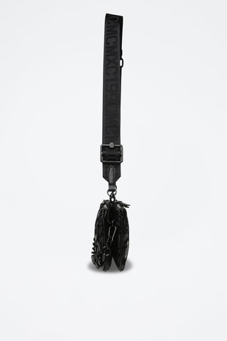 Bandolera Annika - Negro y gris oscuro