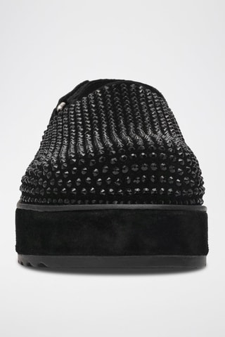 Zuecos con plataforma Mellow - Negro