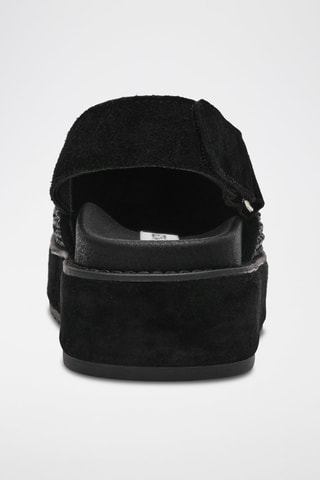Zuecos con plataforma Mellow - Negro