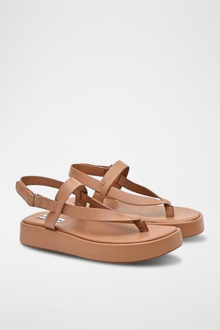Sandalias con plataforma Bigtime - Camel