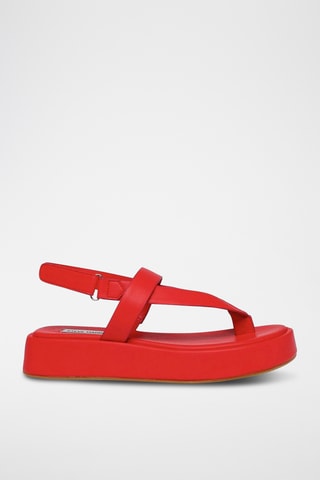 Sandalias con plataforma Bigtime - Rojo