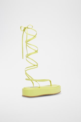 Sandalias con plataforma Banzai - Amarillo