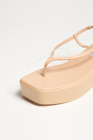 Sandalias con plataforma Beckons - Nude