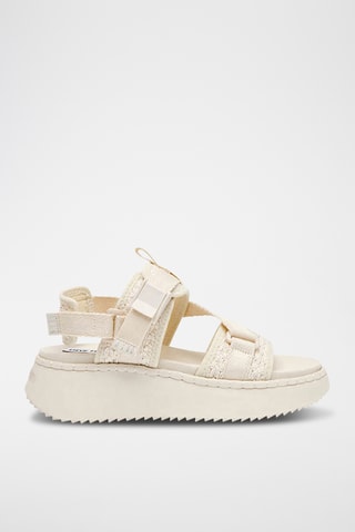 Sandalias de cuña Decorum - Beige