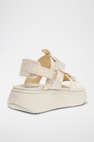 Sandalias de cuña Decorum - Beige