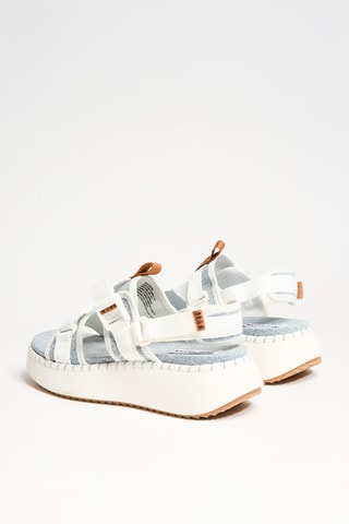 Sandalias de cuña Decorum - Blanco
