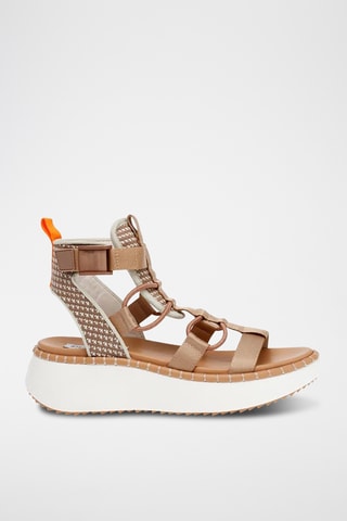 Sandalias de cuña Deelite - Beige