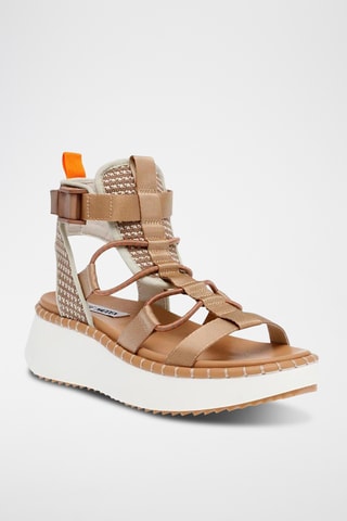 Sandalias de cuña Deelite - Beige