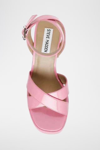 Sandalias con brillo de tacón Amylou - Rosa