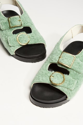 Sandalias con plataforma Comrade - Verde