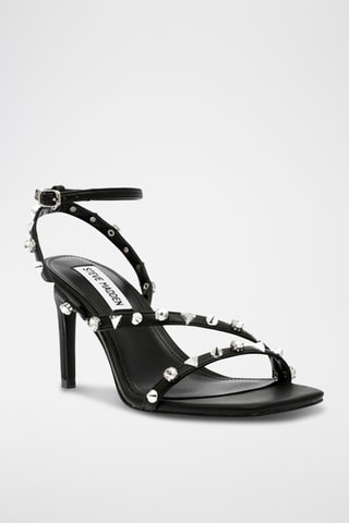 Sandalias de tacón Glitzed - Negro