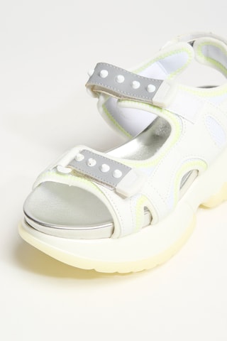 Sandalias con plataforma Money - Blanco