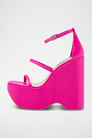 Sandalias de cuña Varia - Fucsia