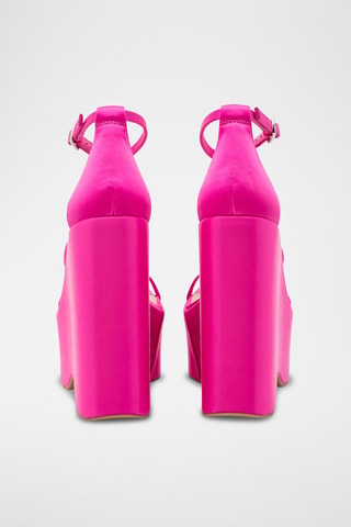 Sandalias de cuña Varia - Fucsia