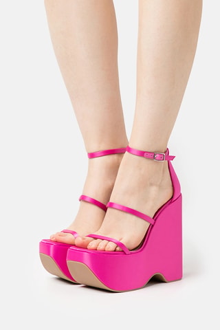 Sandalias de cuña Varia - Fucsia
