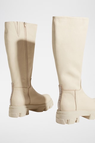 Botas de piel Mana - Beige