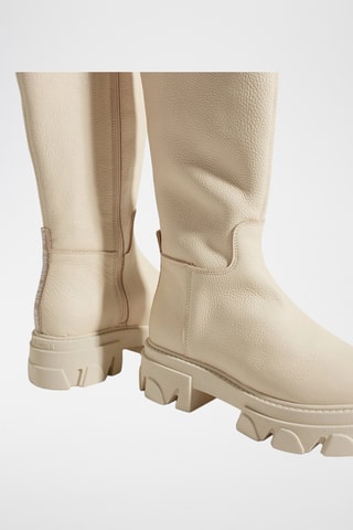 Botas de piel Mana - Beige
