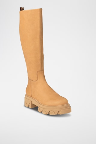 Botas de piel Mana - Camel