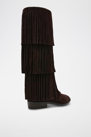 Botas de nobuk Spur - Marrón oscuro