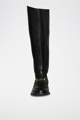 Botas de piel Night - Negro