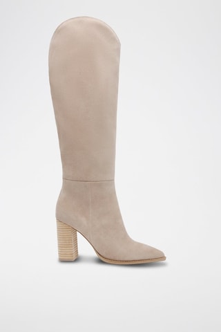 Botas de nobuk bixby - Beige