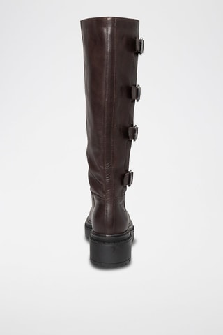 Botas de piel Solo - Marrón