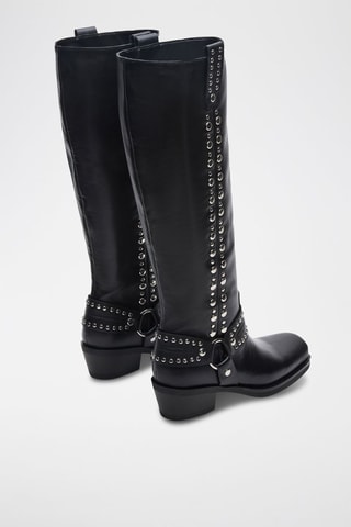 Botas de piel Radlee - Negro