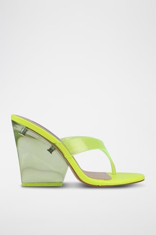 Sandalias de tacón Kissed - Amarillo