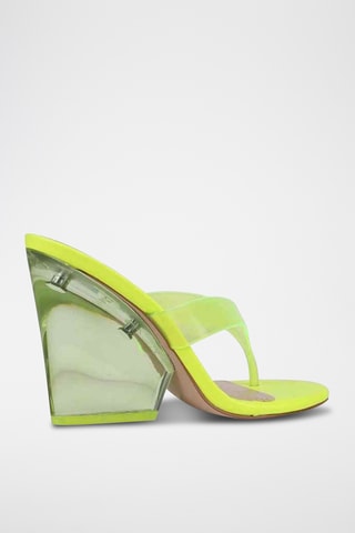Sandalias de tacón Kissed - Amarillo