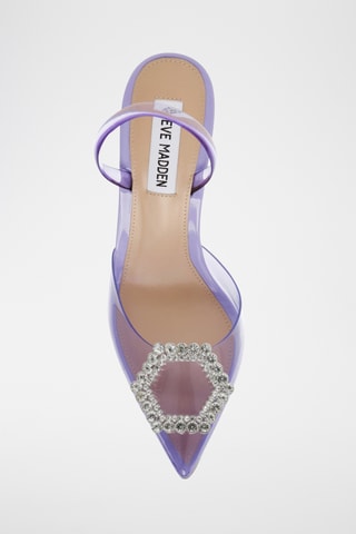 Zapatos con brillo de tacón Vionnet - Malva