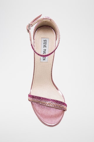 Sandalias de piel de tacón Stecy - Rosa