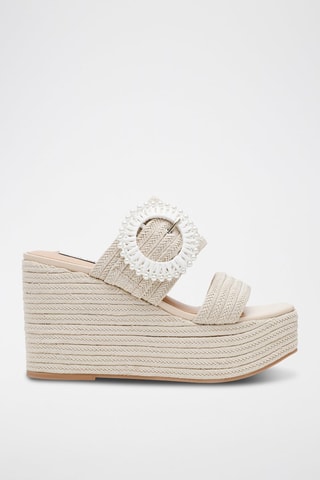 Sandalias de cuña Jaiden - Crudo