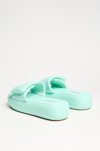 Sandalias con plataforma Swoosh - Verde claro
