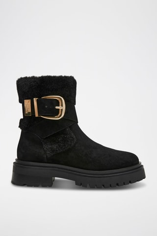 Botines de nobuk Lodge - Negro