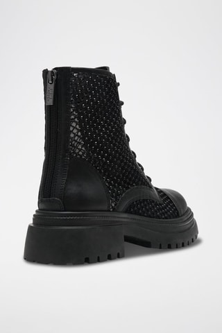 Botines de piel Ripcord - Negro
