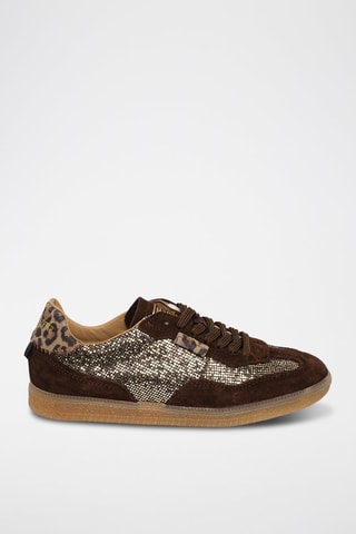 Zapatillas de nobuk Emporia - Dorado