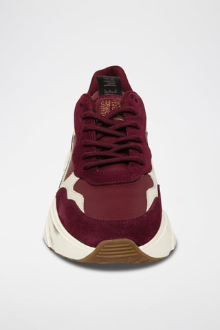 Zapatillas de piel con plataforma Starlyn - Burdeos