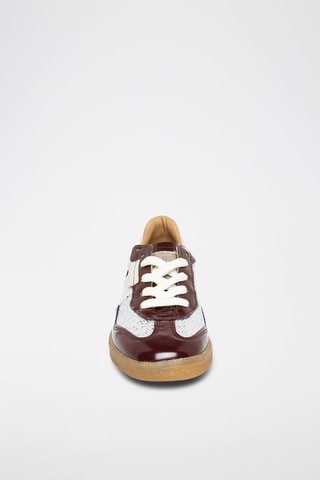 Zapatillas de piel de charol - Burdeos