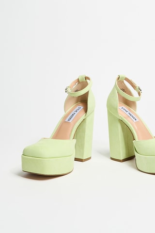 Zapatos de nobuk de tacón Charmin - Verde
