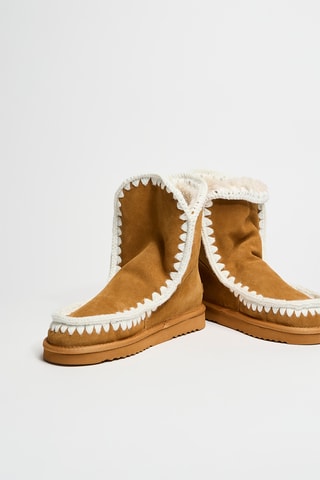 Botines forrados de nobuk Chipper - Marrón