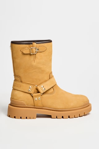 Botines de piel Gripper - Marrón