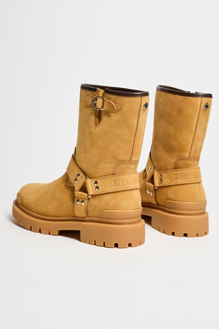 Botines de piel Gripper - Marrón