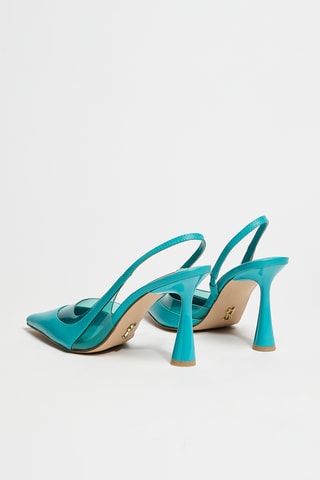 Zapatos de piel de tacón Keepsake - Turquesa