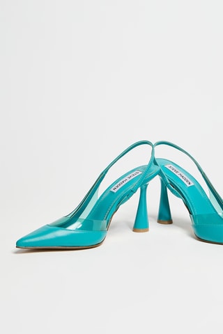 Zapatos de piel de tacón Keepsake - Turquesa