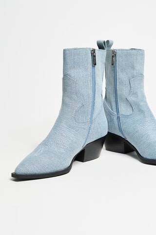 Botines vaqueros Kendal - Azul