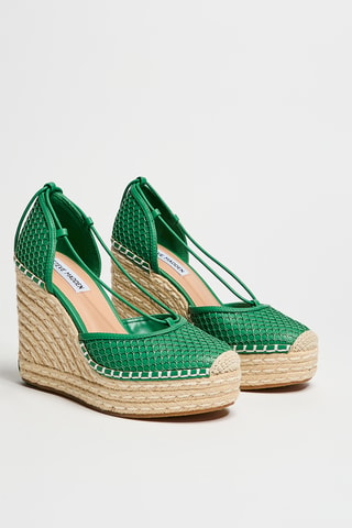 Alpargatas de cuña Loretta - Verde
