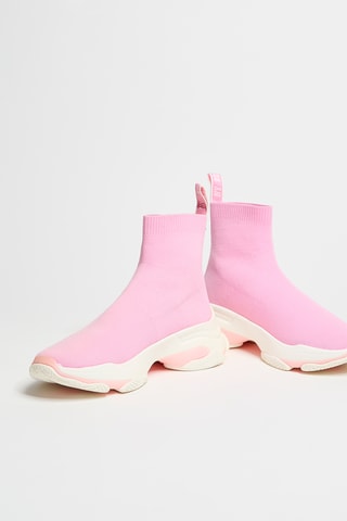 Botines estilo calcetín Master - Rosa